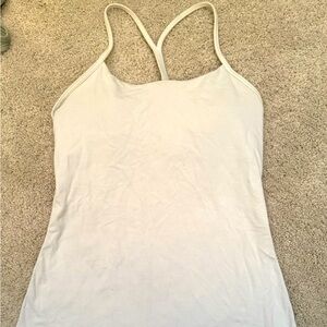 Lululemon Flow Y Tank Top White Size 4 XS